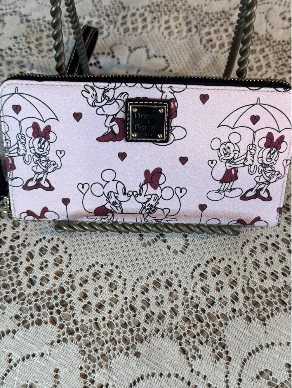 Mickey & Minnie Valentine’s Day 2022 by Dooney and Bourke Disney Wallet Wristlet